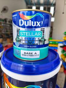 Dulux Stellar High Gloss 1L metal wood besi kayu