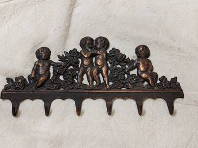 vintage mounted hook.