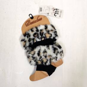 Leopard Print Faux Fur Bootsdeco