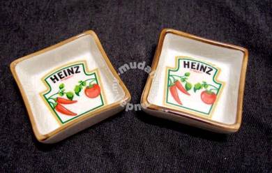 SMALL Heinz Ceramic Sauce Dish - Pair (6.5cm)