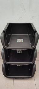 Rak Stor Mini Kabinet New 3 Layer New Susunan 