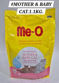 Me-O Cat Food 1.2kg Mother Baby Kucing Kitten