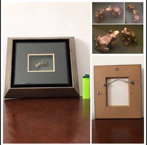 Vintage brass Feng Shui Frog