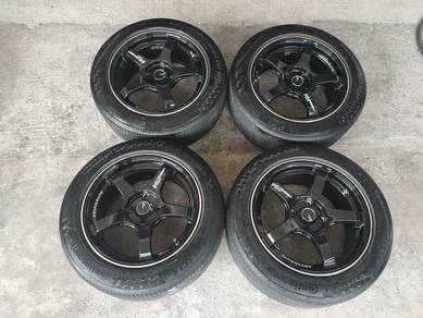 Rim advan racing tc4 thailand 15 inch tyr conti