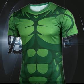 [12.12] INCREDIBLE HULK Quick-Dry Sports T-Shirt