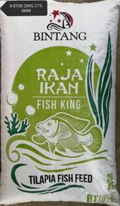 Bintang Raja Ikan Fish King BT08 Tilapia Feed 20kg