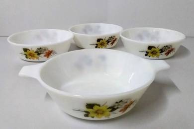 Mangkuk Pyrex Corelle Autumn Glory Dish Bowl 4