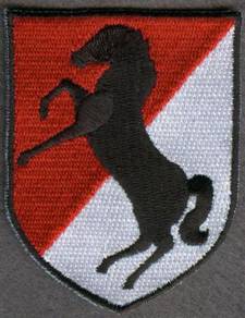 11th ACR Blackhorse Armored Cavalry Army Patch