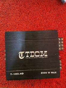 power amp untuk dijual brand tdcm thailand 4 chnel
