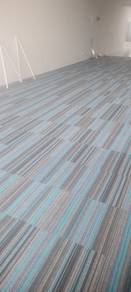 TILE CARPET INSTALL l pasang karpet office anda