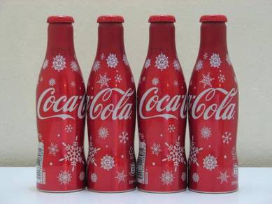 Coca-Cola Coke Singapore X'mas Alu Bottle