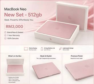 [Sealed] 512gb Macbook Neo - Pink