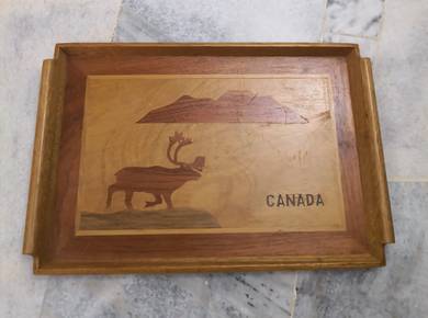 Canada wooden tray