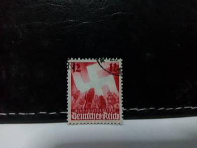 1936 Germany Stamp, Swastika