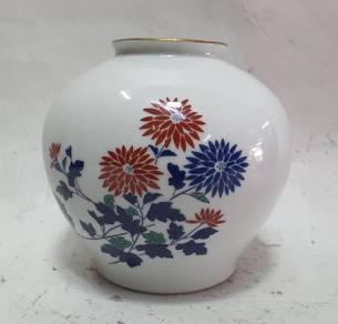 Japanese Pottery Flower Arrangement Vase
