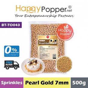 Bakery Jimmies Sprinkles - Pearl Gold 7mm 500g
