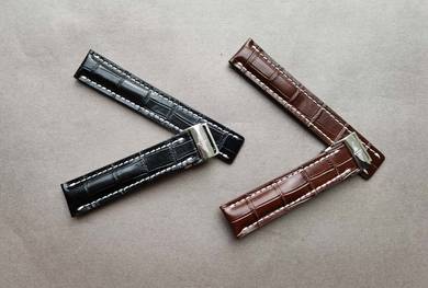 BREITLING Croc Leather Watch Strap