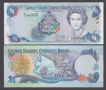 Cayman Islands 1 Dollar QE II 1996 - Pick 16b  unc