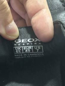 Geox Respira Black Leather Loafers