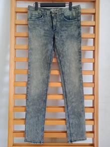 April 77 Joey Overdrive acid washed skinny jeans