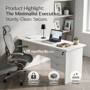 Office Table with Hanging Drawer / Study Desk