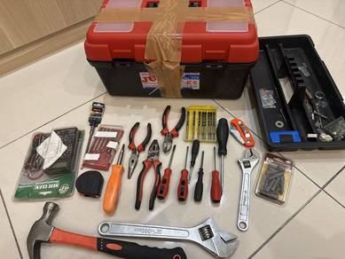 Tool box with tools
