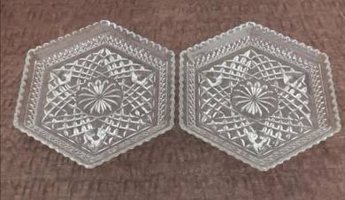 Anchor hocking wexford footed plate 2