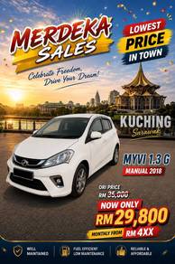 Perodua MyVi STANDARD G in Kuching, SWK