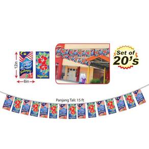 Set Malaysia Bunga Raya Flagline