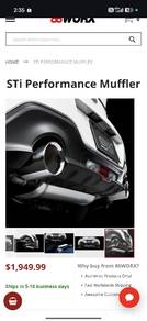 BRZ/GR86 STI Performance Muffler 