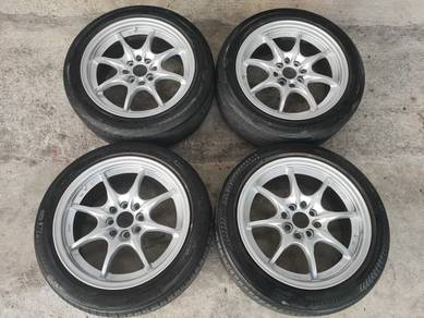 Rim mugen mf8 silver 16 inch jazz city ek eg freed