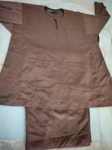 Baju Melayu Brown teluk belanga