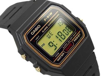 Watch - Casio Alarm LED LIGHT F91WG - ORIGINAL