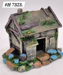Aquarium Ornament House #7323 Fish Ikan Akuarium