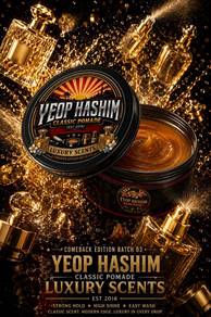 Pomade Original Yeop Hashim Strong Hold WaterBased