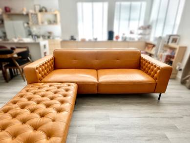 Full Cow leather sofa - Good condition
