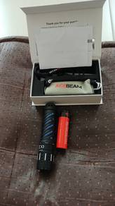Acebeam E70 tactical EDC flashlight with trits