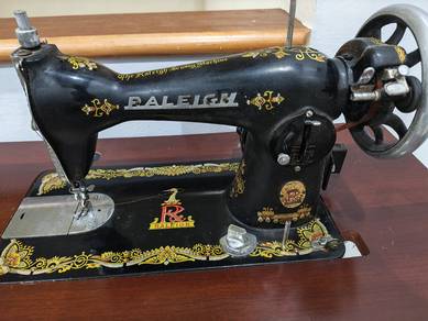 Mesin Jahit Raleigh Vintage Klasik + Meja & Pedal 