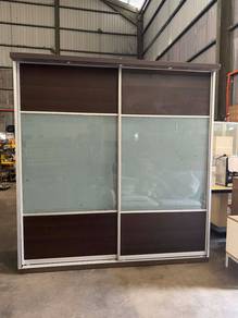 8x8ft Almari Baju Sliding Door Wardrobe Drawer Clo