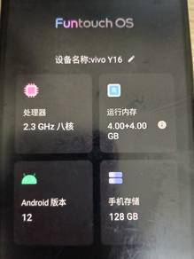 Vivo Y16 128 GB