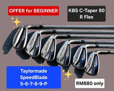For BEGINNER Taylormade SpeedBlade (5-P) R Flex