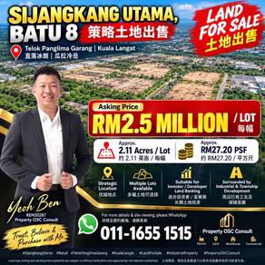 Agricultural Land in Telok Panglima Garang, SGR