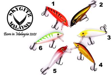 SKYGITZ MALAYSIA EXTREME Kaido Shad 5cm 6gram lure