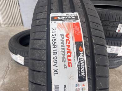 Tayar Baru 215 55 18 Hankook Prime4 X50 2025 tyre