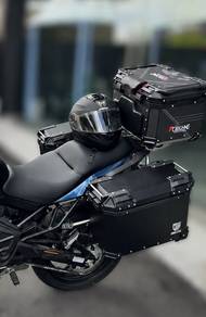 Top Box 45L (no rack) + 2 Side Box (with bracket)