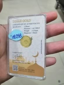 emas dinar 4.25 gram free jam replica