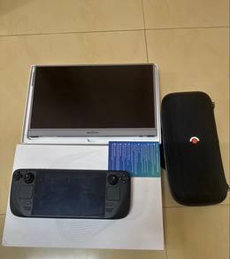 Steamdeck OLED 512gb with portable monitor