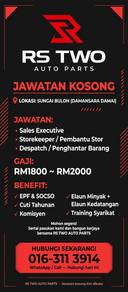 JAWATAn KOSONG DESPATCH RIDER MEMPUNYAI LESEN