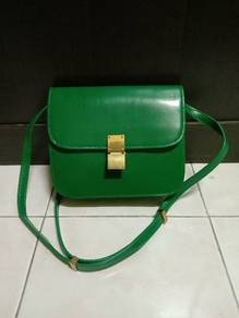 Celine Classic Green Bag