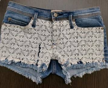 Roxy Shorts with Lace Details